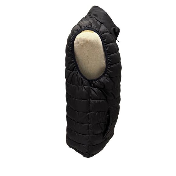 Izod Advantage Performance Men’s Black Puffer Vest Size Large L Quilted Full Zip - Picture 5 of 5